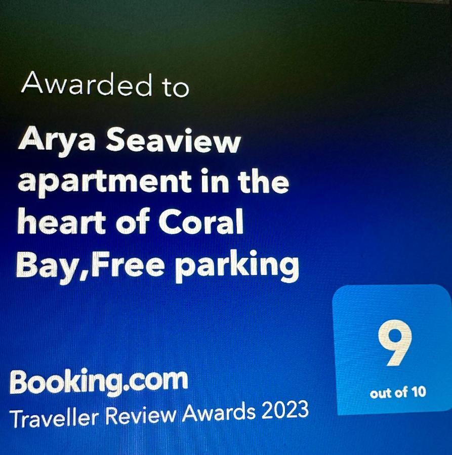 Arya Seaview Apartment In The Heart Of Coral Bay (Adults Only) Extérieur photo